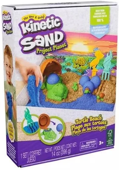 Kinetic Sand - Piasek kinetyczny Plaża żółwi - tantis.pl