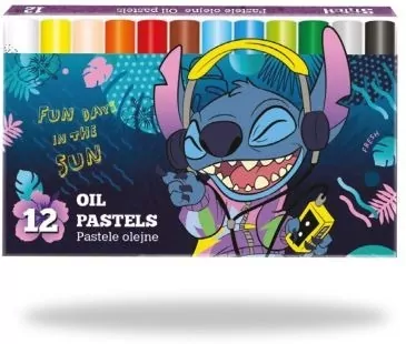 Pastele olejne Disney Core Stitch 12 kolorów - tantis.pl