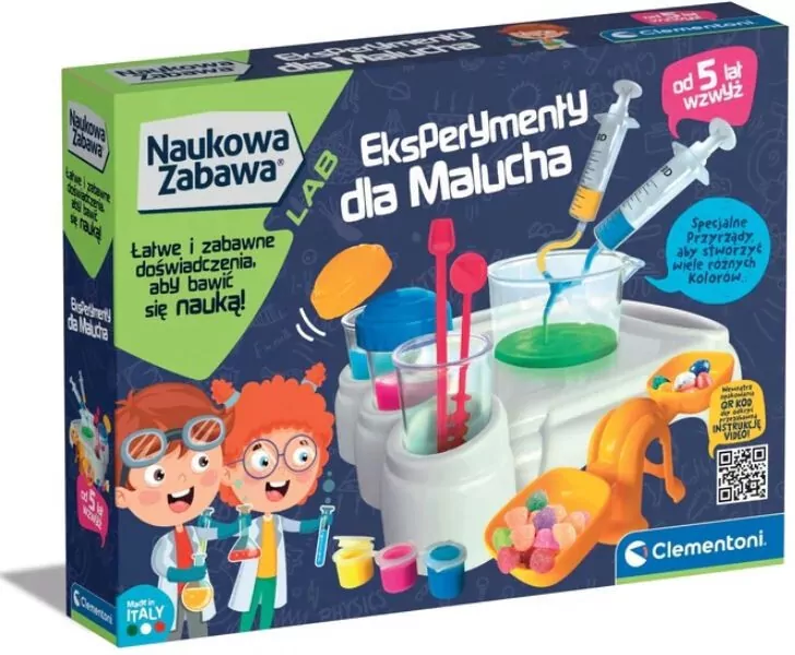 Clementoni. Naukowa zabawa. Eksperymenty dla Malucha - tantis.pl