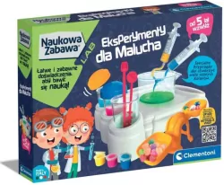 Clementoni. Naukowa zabawa. Eksperymenty dla Malucha
