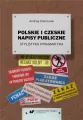 Polskie i czeskie napisy publiczne - tantis.pl