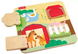 Fisher-Price. Drewniana tablica A Kuku - tantis.pl