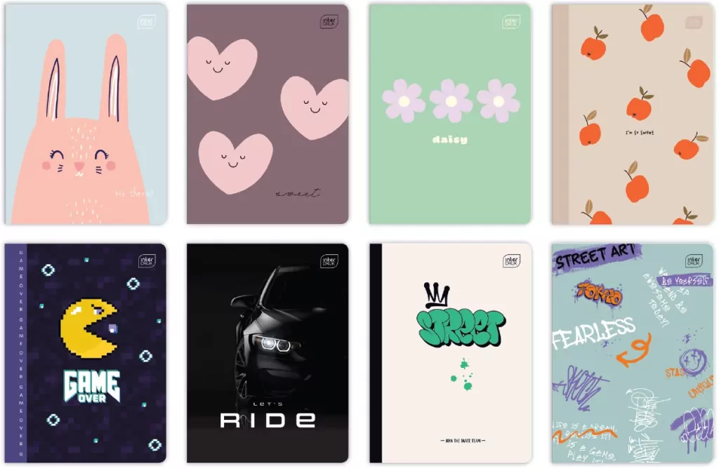 Zeszyt A5/32K linia 10 szt MIX - tantis.pl