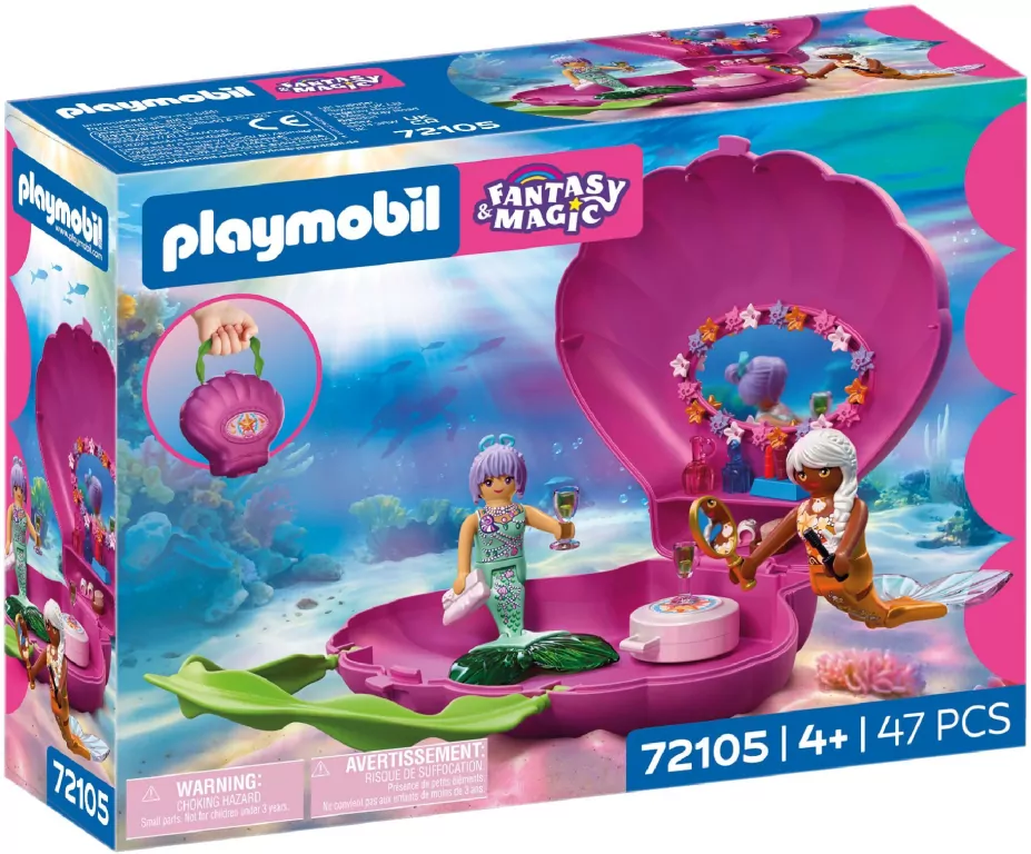 Playmobil Muszelkowa torba syrenki 72105 - tantis.pl