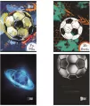 Zeszyt A4/32k linia dwukolor. Football mix (15szt) - tantis.pl