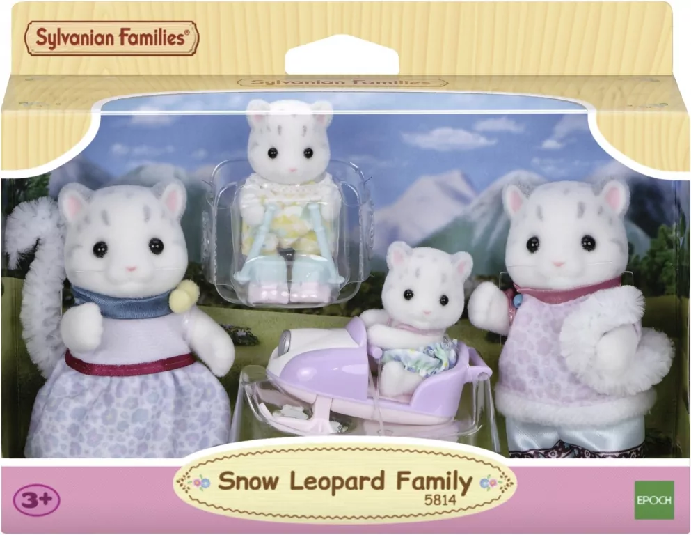 Sylvannian Families Rodzina śnieżnych leopardów - tantis.pl