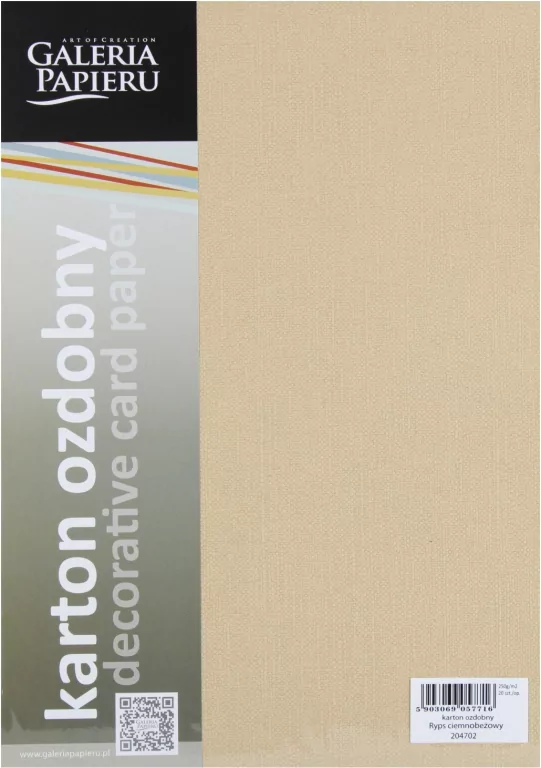 KARTON OZD A4 BEZ C 250G GAL PAP RYPS FOL OP20SZ - tantis.pl