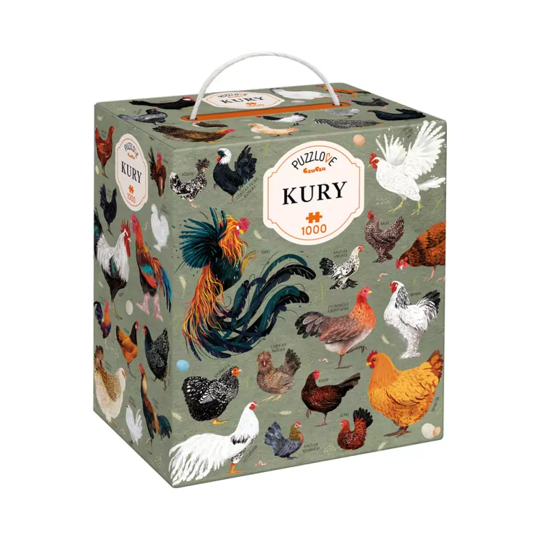 CzuCzu. Puzzle 1000. Puzzlove Kury - tantis.pl