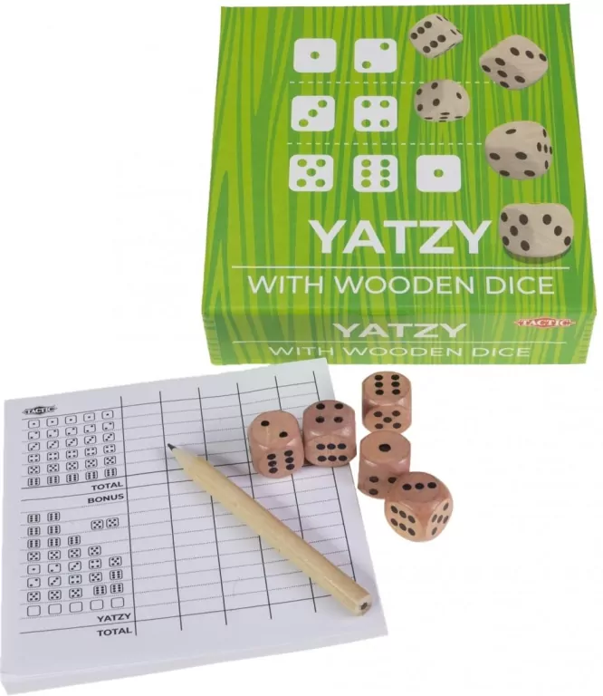 Yatzy drewniane kostki - tantis.pl