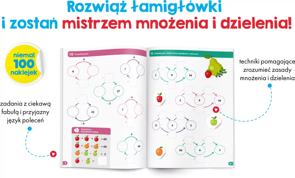 Kapitan Nauka Mnożenie i dzielenie. Ćwiczenia - tantis.pl