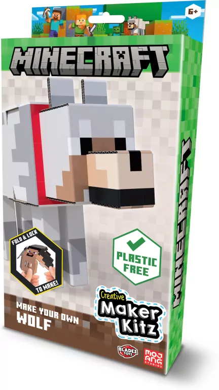 Minecraft zbuduj figurkę Wilka - tantis.pl