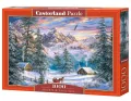 Puzzle 1000 Mountain Christmas CASTOR - tantis.pl