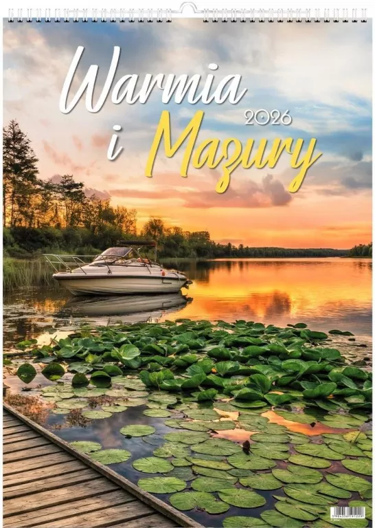 Kalendarz 2026 wieloplanszowy Warmia i Mazury - tantis.pl