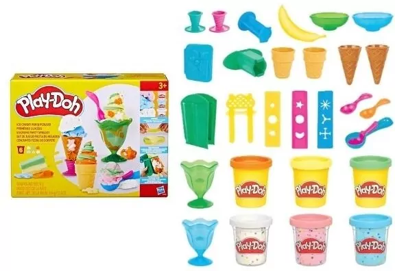 PLD ICE CREAM LODY ZESTAW KREATYWNY E2385 PUD3 - tantis.pl