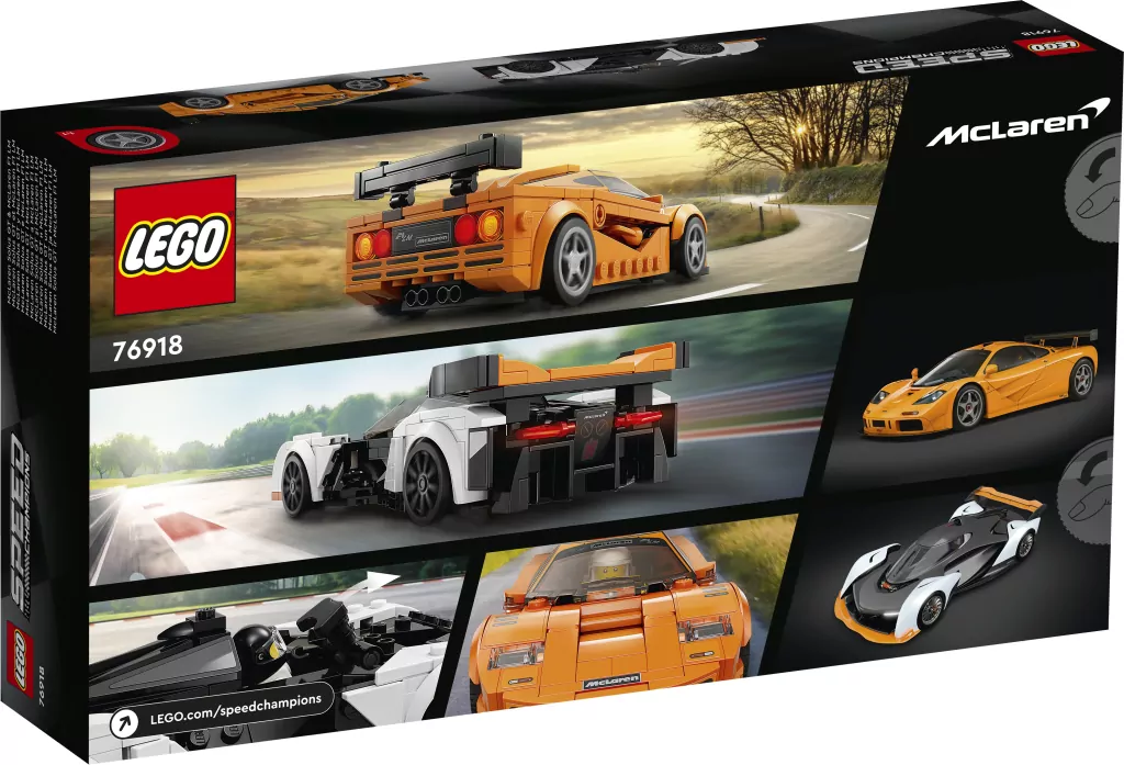 LEGO® Speed Champions. McLaren Solus GT i McLaren F1 LM 76918 - tantis.pl