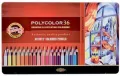 Kredki Polycolor 36 kolorów. Opakowanie metalowe - tantis.pl