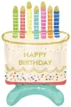 Balon foliowy Tort Happy Birthday 33x48x24cm - tantis.pl