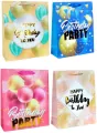 Torebka prezentowa S Birthday 3D brokat - tantis.pl