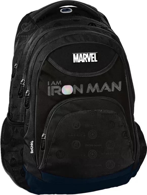 Plecak młodzieżowy BeUniq. Iron Man - tantis.pl