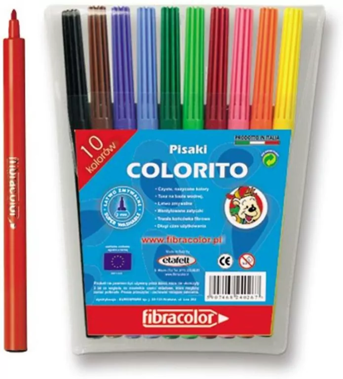 Pisaki w etui. 10 kolorów - tantis.pl
