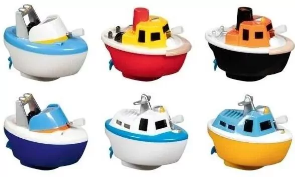 Nakręcana łódka. Zabawka do kąpieli. Mix - tantis.pl