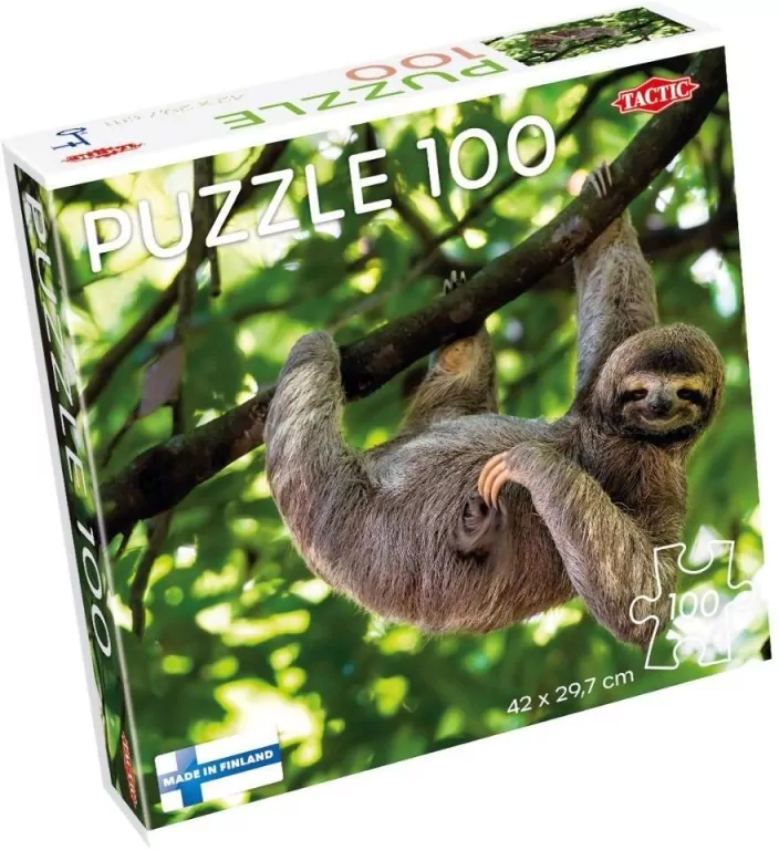 Puzzle 100 Sloth Hanging on Tree - tantis.pl