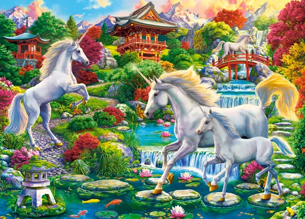 Puzzle 260. Unicorn Garden. 27590-1 - tantis.pl