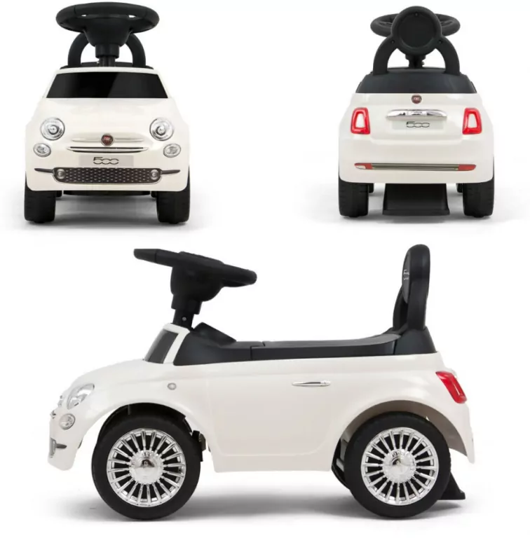 Jeździk Pojazd Fiat 500 różowy Milly Mally - tantis.pl