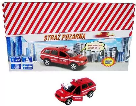 Auto Straż 11 cm z głosem - tantis.pl
