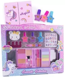 Paletka do makijażu z cieniami i błyszczykami