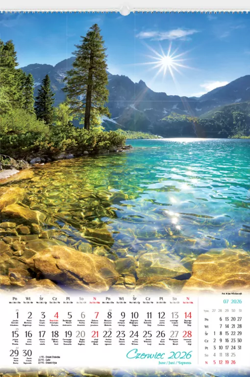 Kalendarz 2026 reklamowy Polska magiczna - tantis.pl