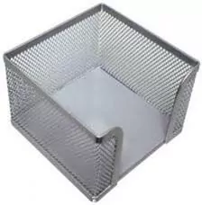 Pojemnik na kartki. Siatka, srebrny - tantis.pl