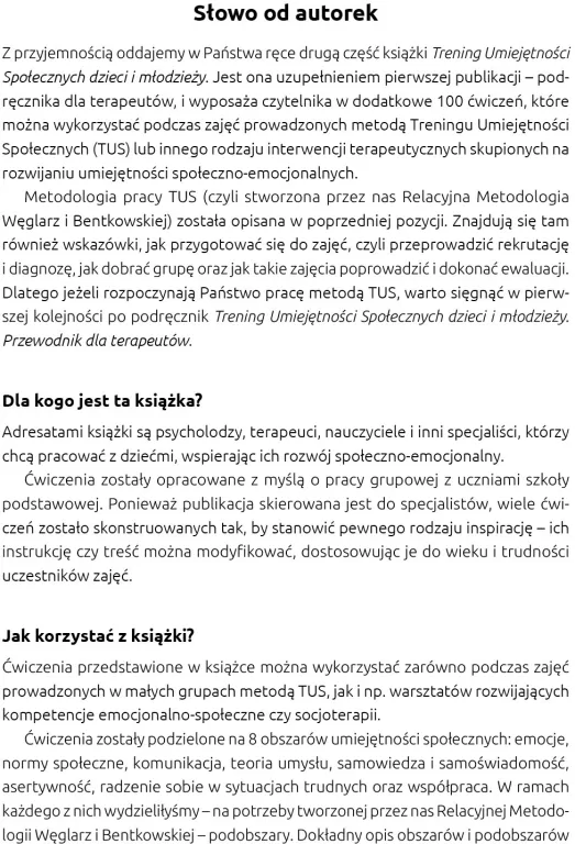 Trening umiejętności społecznych dzieci i młodzieży. Cz.2 - tantis.pl