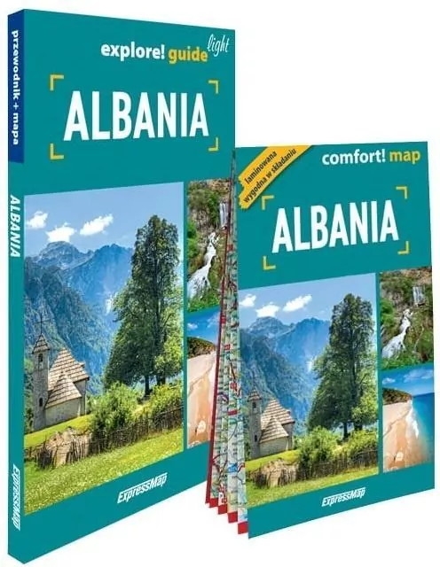 Explore! guide light Albania przewodnik + mapa - tantis.pl
