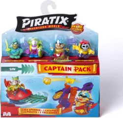 Piratix Shark Treasure Captain Pack 1szt.mix