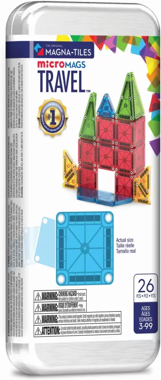 Klocki Magnetyczne Travel microMAGS 26 elementów - tantis.pl