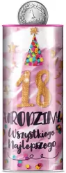Skarbonka puszka Urodziny 18