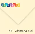 Karton Ozdobny 50x65 cm Biały Złamany - tantis.pl