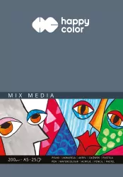 Blok Mix Media ART A5/25K 200g Happy Color