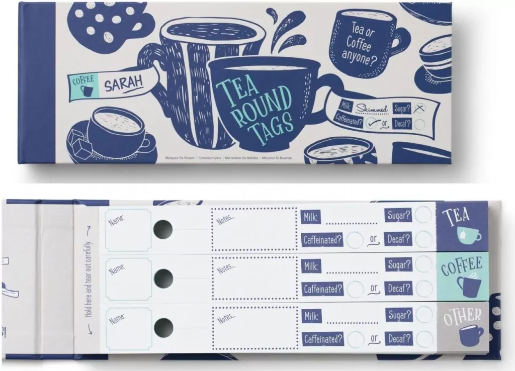 Znaczniki do kawy/herbaty - Tea round tags - tantis.pl