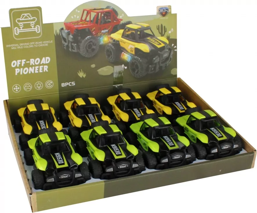 AUTO TEREN B/O 14CM MIX2 MC DISP 8/80. - tantis.pl