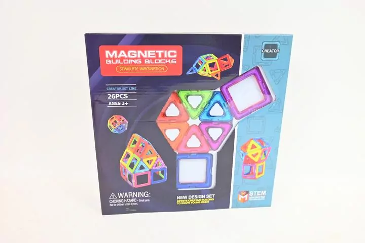 Klocki magnetyczne 26el G218646 93107 - tantis.pl