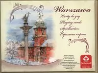 WARSZAWA AKWARELE - komplet brydżowy 2x55 kart - tantis.pl