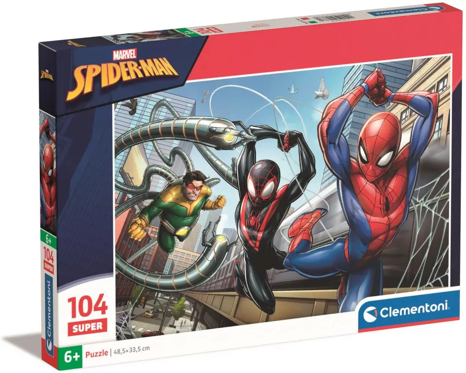 Puzzle 104 Super Kolor Spider-Man - tantis.pl