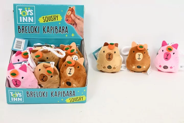 Breloki Kapibara Squishy mix - tantis.pl