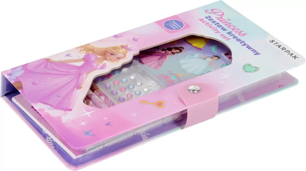 Zestaw kreatywny do kolorowania naklejki Princess - tantis.pl