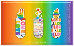 Zakładki magnetyczne Tęcza