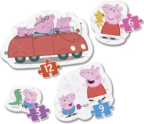 Clementoni. Świnka Peppa. Moje Pierwsze Puzzle