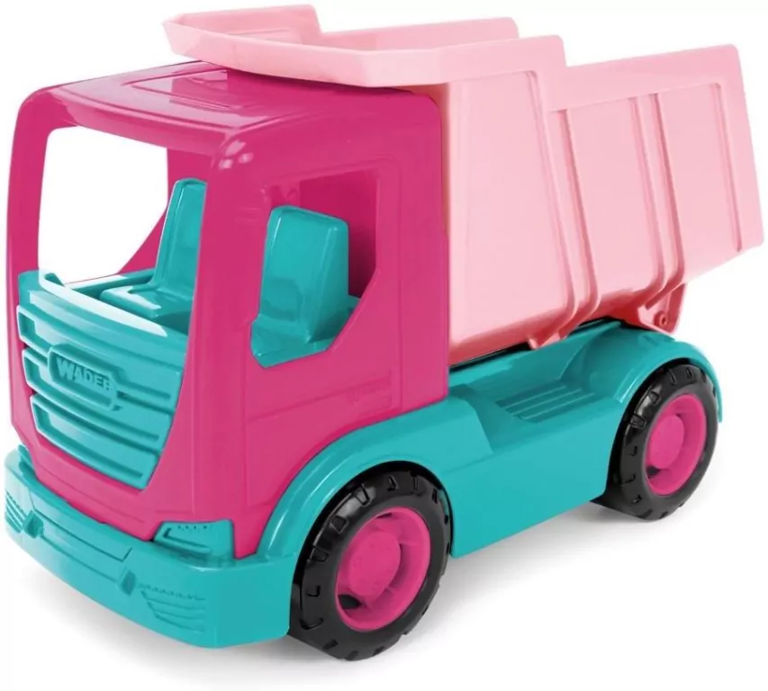 Tech Truck wywrotka różowa - tantis.pl