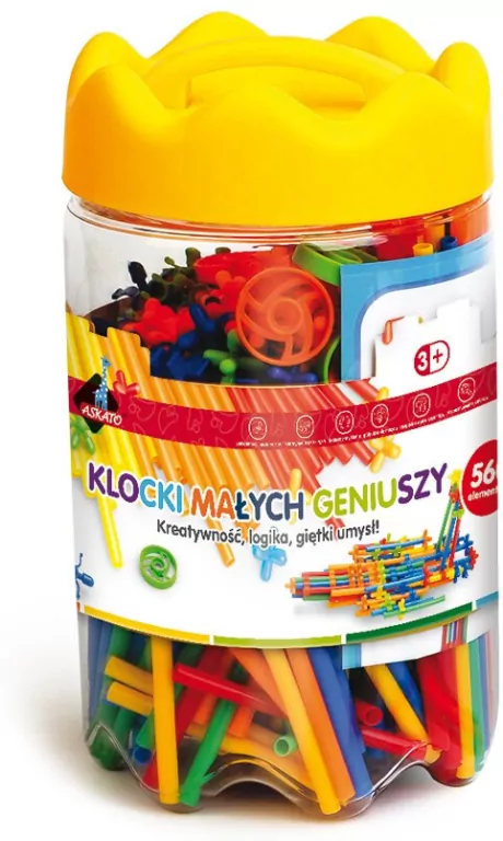 Klocki Małych Geniuszy. Słomki 560 el - tantis.pl